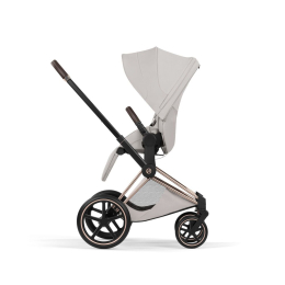 Коляска 2 в 1 Priam 5 Style Collection цвет City Grey шасси Rosegold