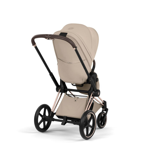 Коляска 2 в 1 Priam 5 Style Collection цвет Cozy Beige шасси Rosegold