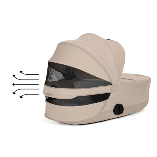 Коляска 2 в 1 Priam 5 Style Collection цвет Cozy Beige шасси Rosegold