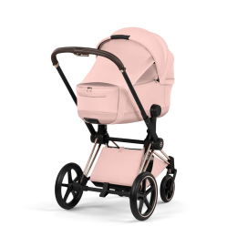 Коляска 2 в 1 Priam 5 Style Collection цвет Peach Pink шасси Rosegold