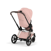 Коляска 2 в 1 Priam 5 Style Collection цвет Peach Pink шасси Rosegold