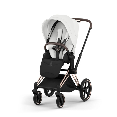 Коляска 2 в 1 Priam 5 Style Collection цвет Off White шасси Rosegold