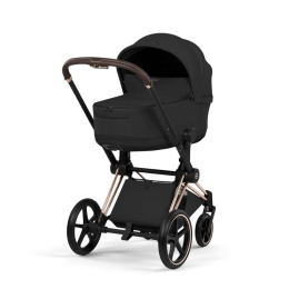 Коляска 3 в 1 Cybex Priam V Style цвет Sepia Black шасси Rosegold