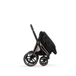 Коляска 3 в 1 Cybex Priam V Style цвет Sepia Black шасси Rosegold