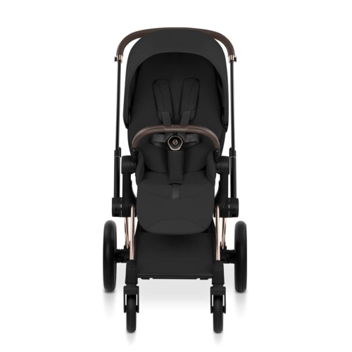 Коляска 3 в 1 Cybex Priam V Style цвет Sepia Black шасси Rosegold
