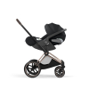 Коляска 3 в 1 Cybex Priam V Style цвет Sepia Black шасси Rosegold