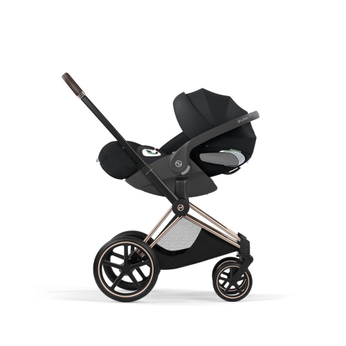Коляска 3 в 1 Cybex Priam V Style цвет Sepia Black шасси Rosegold