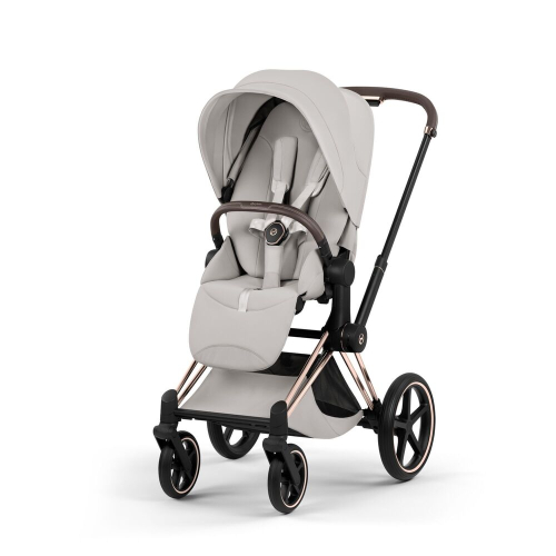 Коляска 3 в 1 Cybex Priam V Style Collection цвет City Grey шасси Rosegold