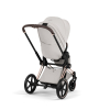 Коляска 3 в 1 Cybex Priam V Style Collection цвет City Grey шасси Rosegold