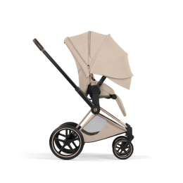 Коляска 3 в 1 Cybex Priam V Style Collection цвет Cozy Beige шасси Rosegold