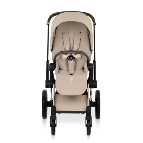 Коляска 3 в 1 Cybex Priam V Style Collection цвет Cozy Beige шасси Rosegold