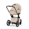 Коляска 3 в 1 Cybex Priam V Style Collection цвет Cozy Beige шасси Rosegold