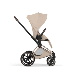 Коляска 3 в 1 Cybex Priam V Style Collection цвет Cozy Beige шасси Rosegold