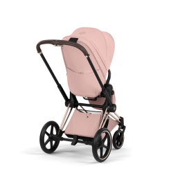Коляска 3 в 1 Cybex Priam V Style Collection цвет Peach Pink шасси Rosegold