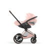 Коляска 3 в 1 Cybex Priam V Style Collection цвет Peach Pink шасси Rosegold