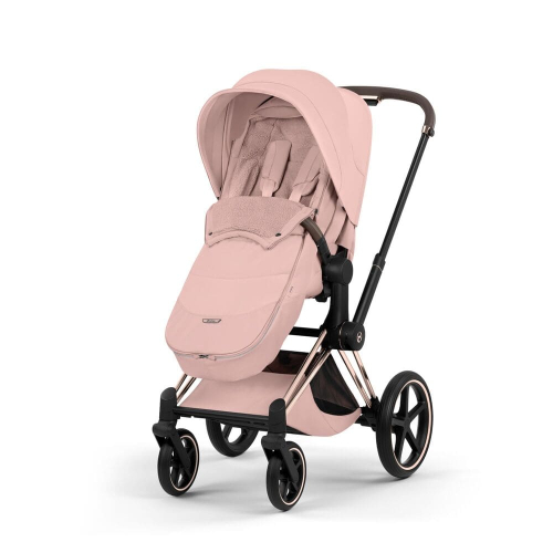 Коляска 3 в 1 Cybex Priam V Style Collection цвет Peach Pink шасси Rosegold