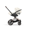 Коляска 3 в 1 Cybex Priam V Style Collection цвет Off White шасси Rosegold