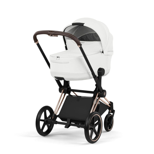 Коляска 3 в 1 Cybex Priam V Style Collection цвет Off White шасси Rosegold