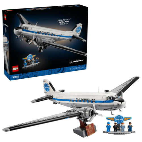 Конструктор LEGO Icons 11378 Авиалайнер Douglas DC-3 PAN AM