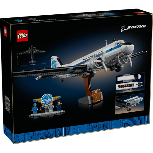 Конструктор LEGO Icons 11378 Авиалайнер Douglas DC-3 PAN AM
