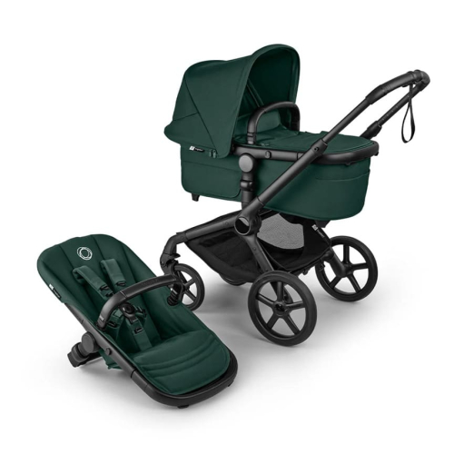 Коляска 2 в 1 Bugaboo Fox 5 Renew 2026 цвет Fern green рама Black