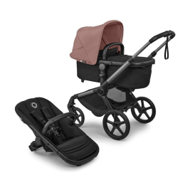 Коляска 2 в 1 Bugaboo Fox 5 Renew 2026 цвет Dusty pink рама Graphite