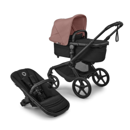 Коляска 2 в 1 Bugaboo Fox 5 Renew 2026 цвет Dusty pink рама Black