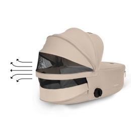 Коляска 2 в 1 Priam 5 Comfort цвет Cozy Beige шасси Matt Black