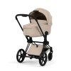 Коляска 3 в 1 Cybex Priam Comfort цвет Cozy Beige шасси Matt Black