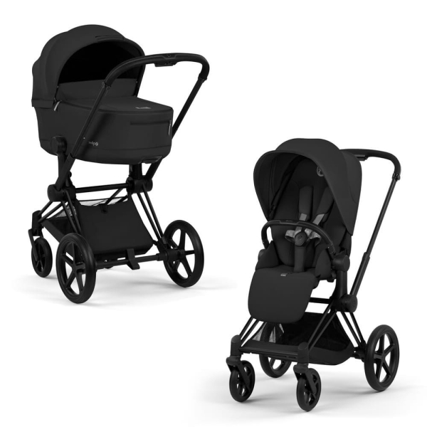 Коляска 2 в 1 Priam 5 Comfort цвет Sepia Black шасси Matt Black