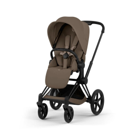 Коляска 2 в 1 Priam 5 Comfort цвет Coconut Brown шасси Matt Black