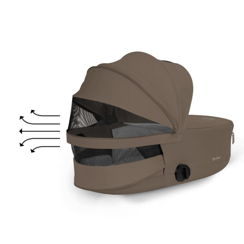 Коляска 2 в 1 Priam 5 Comfort цвет Coconut Brown шасси Matt Black