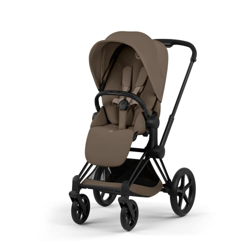 Коляска 3 в 1 Cybex Priam 5 Comfort цвет Coconut Brown шасси Matt Black