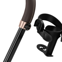 Коляска 2 в 1 Priam 5 Comfort цвет Sepia Black шасси Rosegold