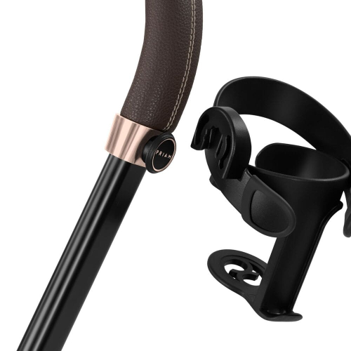 Коляска 2 в 1 Priam 5 Comfort цвет Sepia Black шасси Rosegold
