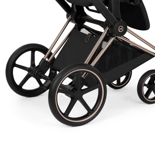 Коляска 2 в 1 Priam 5 Comfort цвет Sepia Black шасси Rosegold