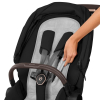 Коляска 2 в 1 Priam 5 Comfort цвет Sepia Black шасси Rosegold