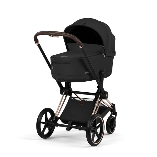 Коляска 3 в 1 Cybex Priam 5 Comfort цвет Sepia Black шасси Rosegold