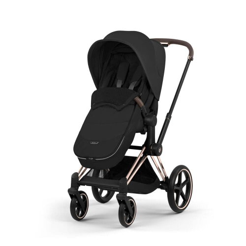 Коляска 3 в 1 Cybex Priam 5 Comfort цвет Sepia Black шасси Rosegold