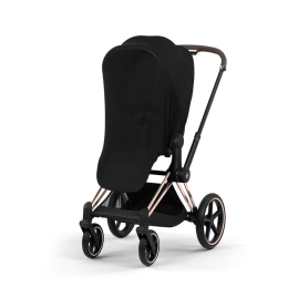 Коляска 3 в 1 Cybex Priam 5 Comfort цвет Sepia Black шасси Rosegold