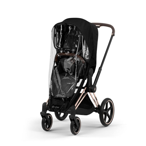Коляска 3 в 1 Cybex Priam 5 Comfort цвет Sepia Black шасси Rosegold