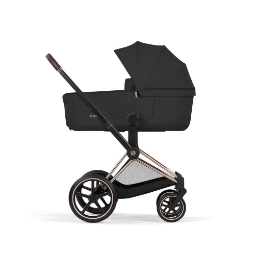 Коляска 3 в 1 Cybex Priam 5 Comfort цвет Sepia Black шасси Rosegold