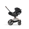 Коляска 3 в 1 Cybex Priam 5 Comfort цвет Sepia Black шасси Rosegold