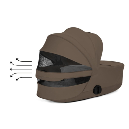Коляска 2 в 1 Priam 5 Style Collection цвет Coconut Brown шасси Chrome