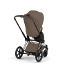 Коляска 3 в 1 Cybex Priam V Style Collection цвет Coconut Brown шасси Chrome