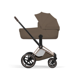 Коляска 2 в 1 Priam 5 Style Collection цвет Coconut Brown шасси Rosegold