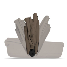 Коляска 2 в 1 Priam 5 Style Collection цвет Coconut Brown шасси Rosegold