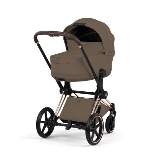 Коляска 2 в 1 Priam 5 Style Collection цвет Coconut Brown шасси Rosegold