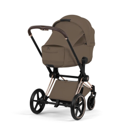 Коляска 2 в 1 Priam 5 Style Collection цвет Coconut Brown шасси Rosegold