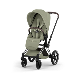 Коляска 3 в 1 Cybex Priam V Style Collection цвет Sage Green шасси Chrome